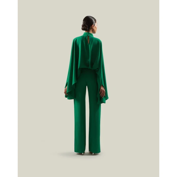 Taller Marmo Eolia Jumpsuit in Emerald Green | Jumpsuit | Coveti