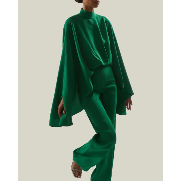 Taller Marmo Eolia Jumpsuit in Emerald Green | Jumpsuit | Coveti