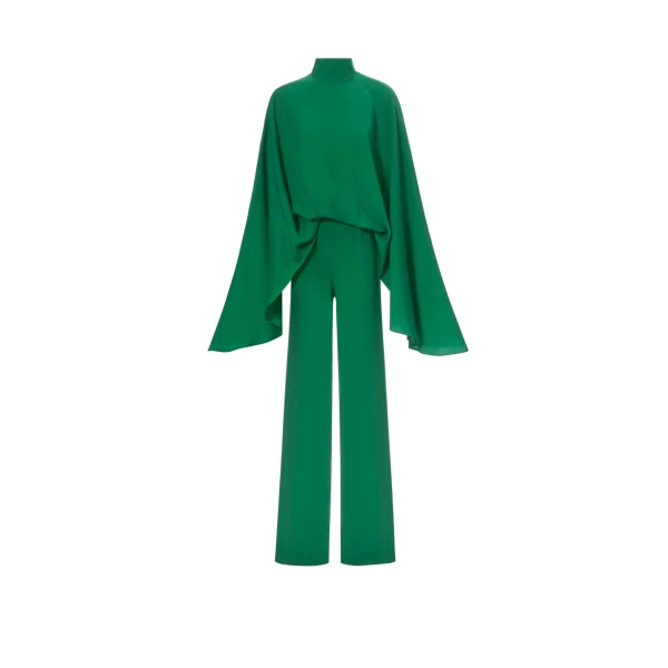 Taller Marmo Eolia Jumpsuit in Emerald Green | Jumpsuit | Coveti