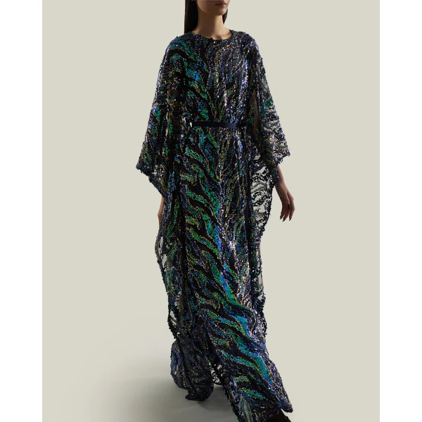 Taller Marmo Firefly Kaftan in Multicolor | kaftan | Coveti