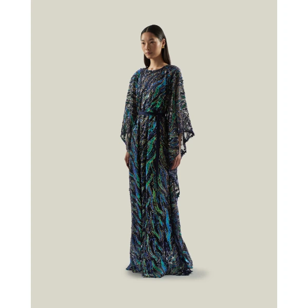 Taller Marmo Firefly Kaftan in Multicolor | kaftan | Coveti