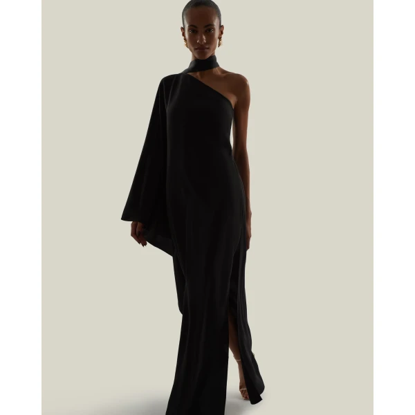 Taller Marmo Florinda Dress in Black | Maxi Dresses | Coveti
