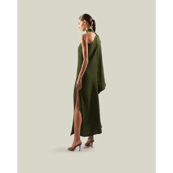 Taller Marmo Florinda Dress in Juniper | Maxi Dresses | Coveti