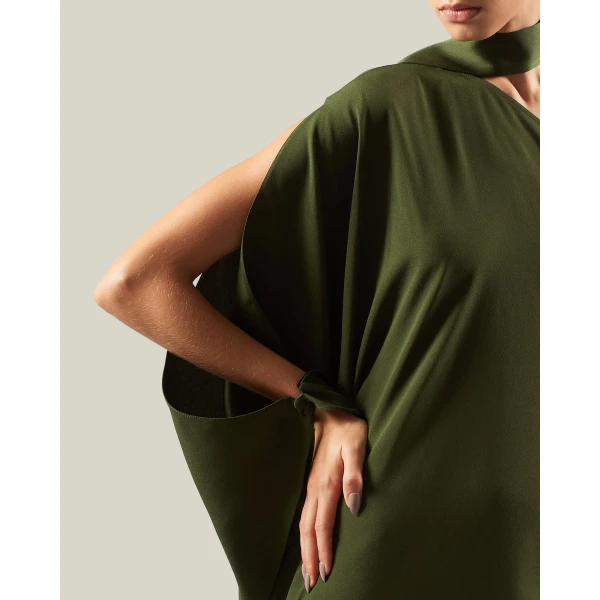 Taller Marmo Florinda Dress in Juniper | Maxi Dresses | Coveti