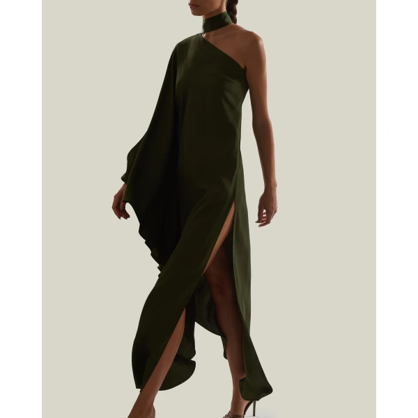 Taller Marmo Florinda Dress in Juniper | Maxi Dresses | Coveti