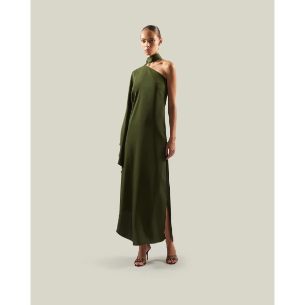 Taller Marmo Florinda Dress in Juniper | Maxi Dresses | Coveti