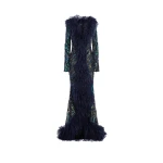 Taller Marmo Hollywood Disco Gown in Multicolor | Dresses | Coveti
