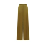 Taller Marmo Marlene Satin Pants in Antique Bronze | Pants | Coveti