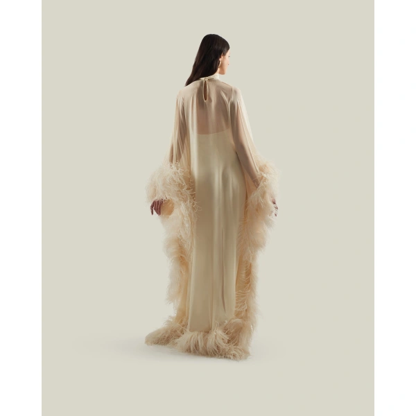 Taller Marmo Marvelous Gown in Latte | Evening Gowns | Coveti
