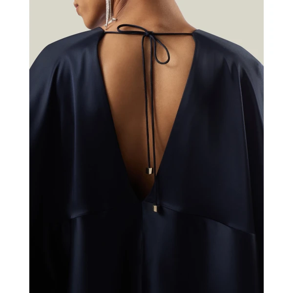 Taller Marmo Mini Butterfly Dress in Midnight Blue | Mini Dresses | Coveti