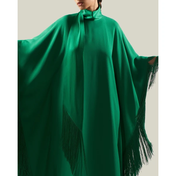 Taller Marmo Mrs Ross Kaftan in Emerald Green | kaftan | Coveti