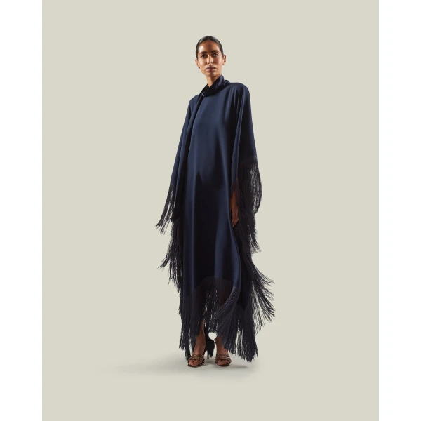 Taller Marmo Mrs Ross Kaftan in Midnight Blue | kaftan | Coveti