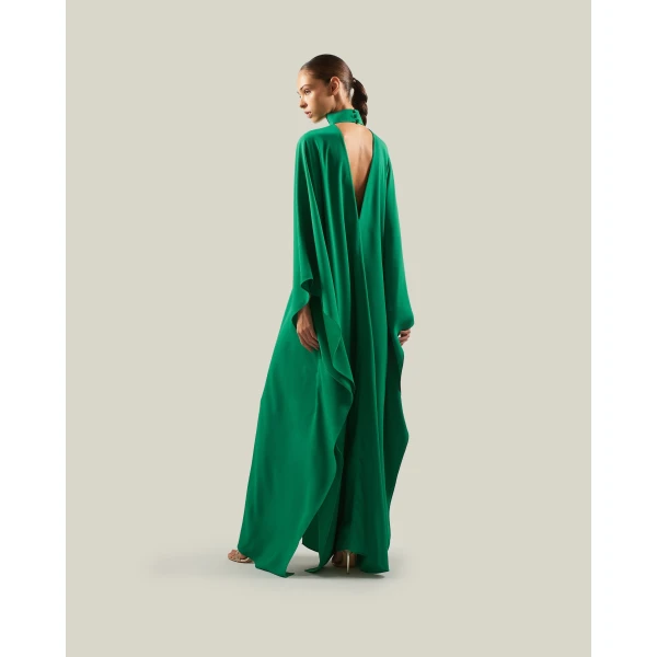 Taller Marmo OOO Kaftan in Emerald Green | kaftan | Coveti