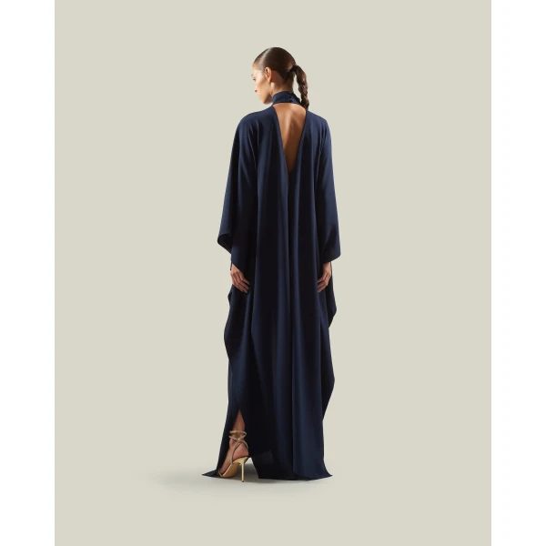Taller Marmo OOO Kaftan in Midnight Blue | kaftan | Coveti