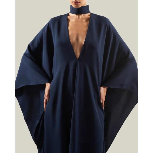 Taller Marmo OOO Kaftan in Midnight Blue | kaftan | Coveti