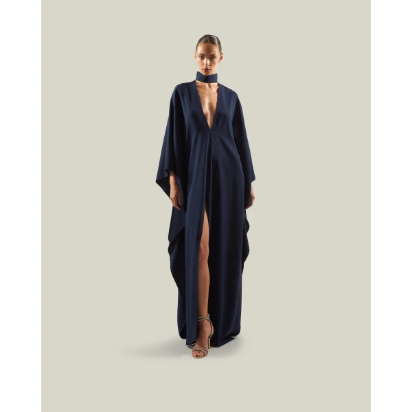 Taller Marmo OOO Kaftan in Midnight Blue | kaftan | Coveti