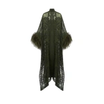 Taller Marmo Penelope Kaftan in Juniper | Dresses | Coveti