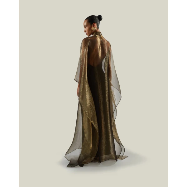 Taller Marmo Sphinx Kaftan in Antique Gold | kaftan | Coveti