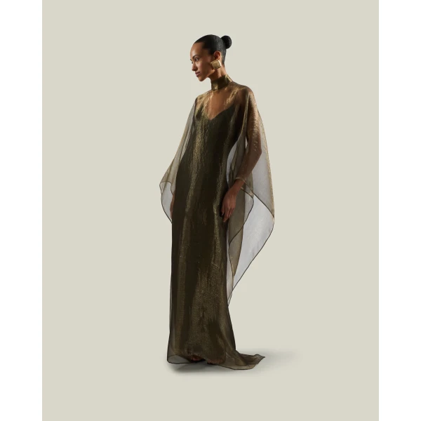 Taller Marmo Sphinx Kaftan in Antique Gold | kaftan | Coveti
