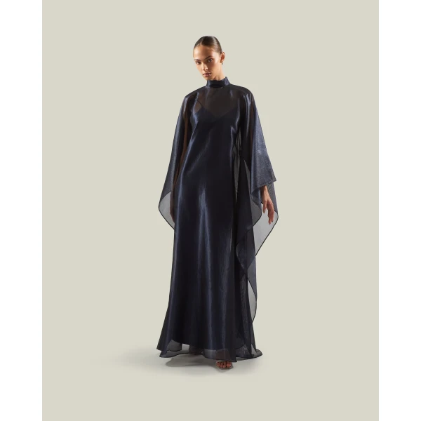 Taller Marmo Sphinx Kaftan in Midnight Blue | kaftan | Coveti