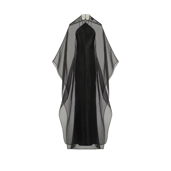 Sza Sza Fantasma Kaftan in Black