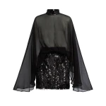 Taller Marmo Vamp Dress in Black | Dresses | Coveti