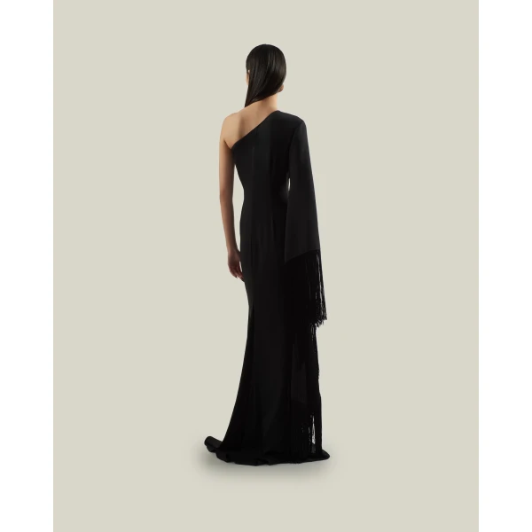 Taller Marmo Viper Gown in Black | Evening Gowns | Coveti