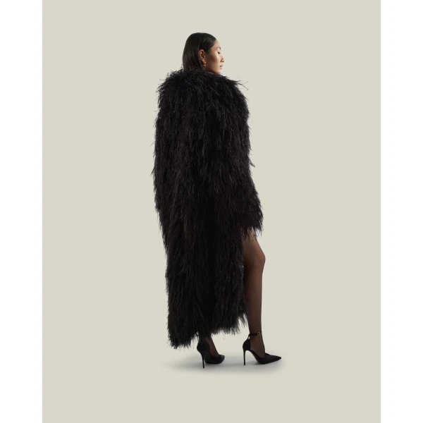 Taller Marmo Zangaro Coat in Black | Coats | Coveti