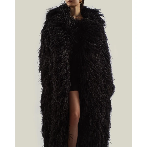 Taller Marmo Zangaro Coat in Black | Coats | Coveti