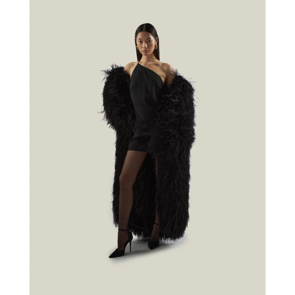 Taller Marmo Zangaro Coat in Black | Coats | Coveti