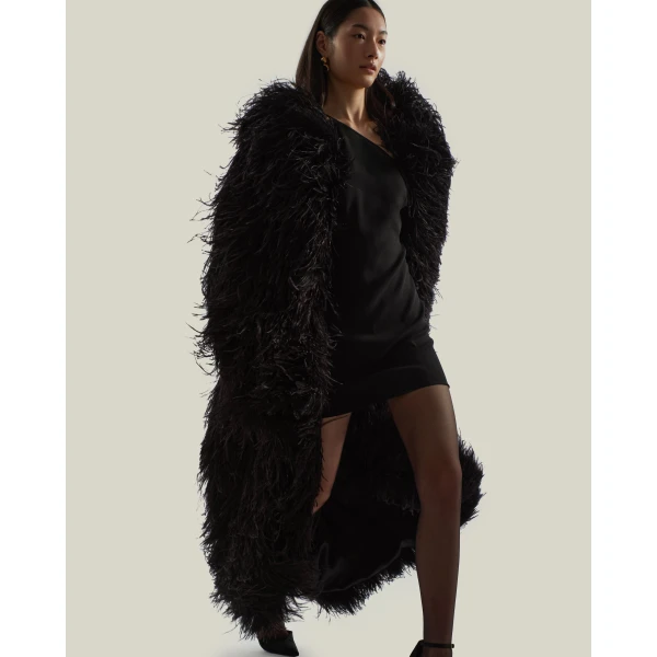 Taller Marmo Zangaro Coat in Black | Coats | Coveti