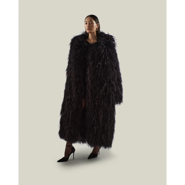 Taller Marmo Zangaro Coat in Black | Coats | Coveti