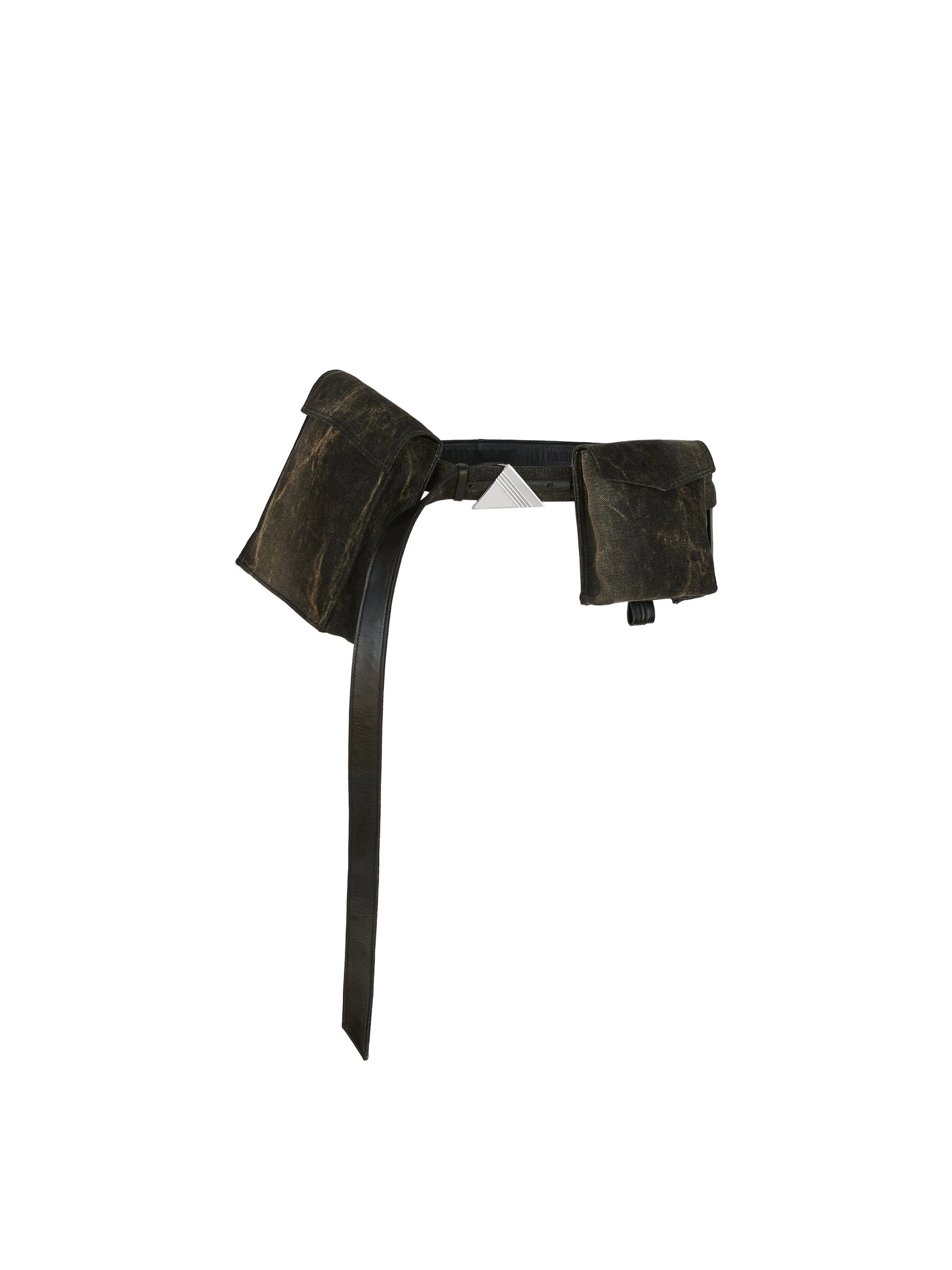The Attico Belt in Dark Grey and Sand The Attico Belt in Dark Grey and Sand | Belts | Coveti