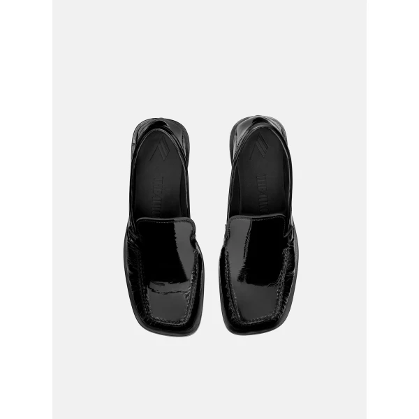 The Attico Charles Loafers in Black | Loafers | Coveti