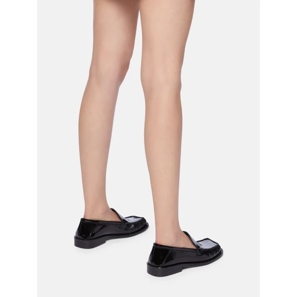 The Attico Charles Loafers in Black | Loafers | Coveti