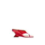 The Attico Cheope Thong Sandals in Red | Sandals | Coveti