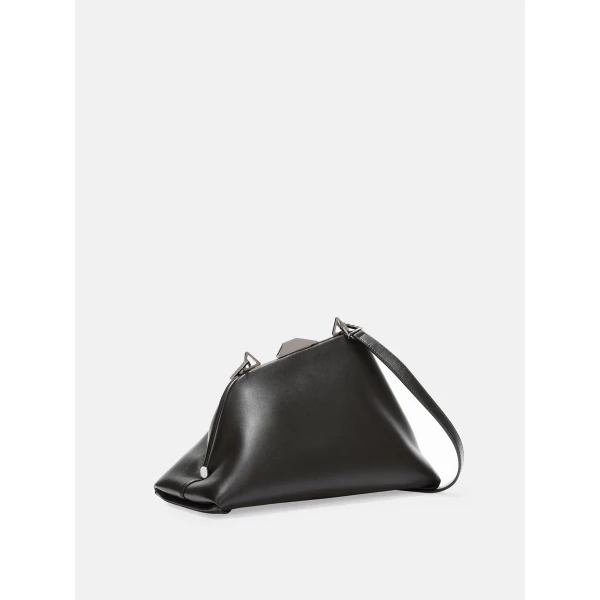 The Attico Day Off Shoulder Bag in Black | Shoulder & Crossbody Bags | Coveti