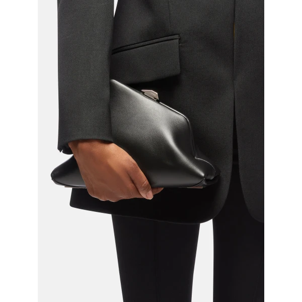 The Attico Day Off Small Clutch in Black | Clutch Bags | Coveti
