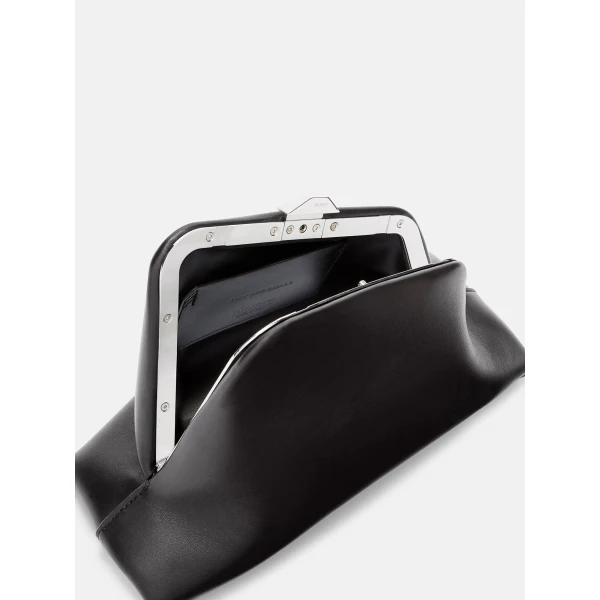 The Attico Day Off Small Clutch in Black | Clutch Bags | Coveti