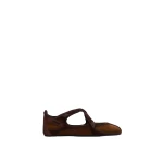 The Attico Floor 01 Ballerina Flats in Brown | Flats | Coveti