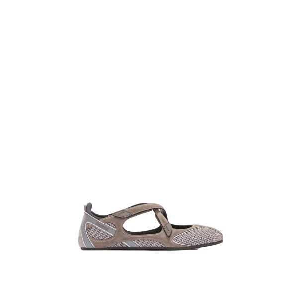 Floor 01 Ballerina Flats in Grey