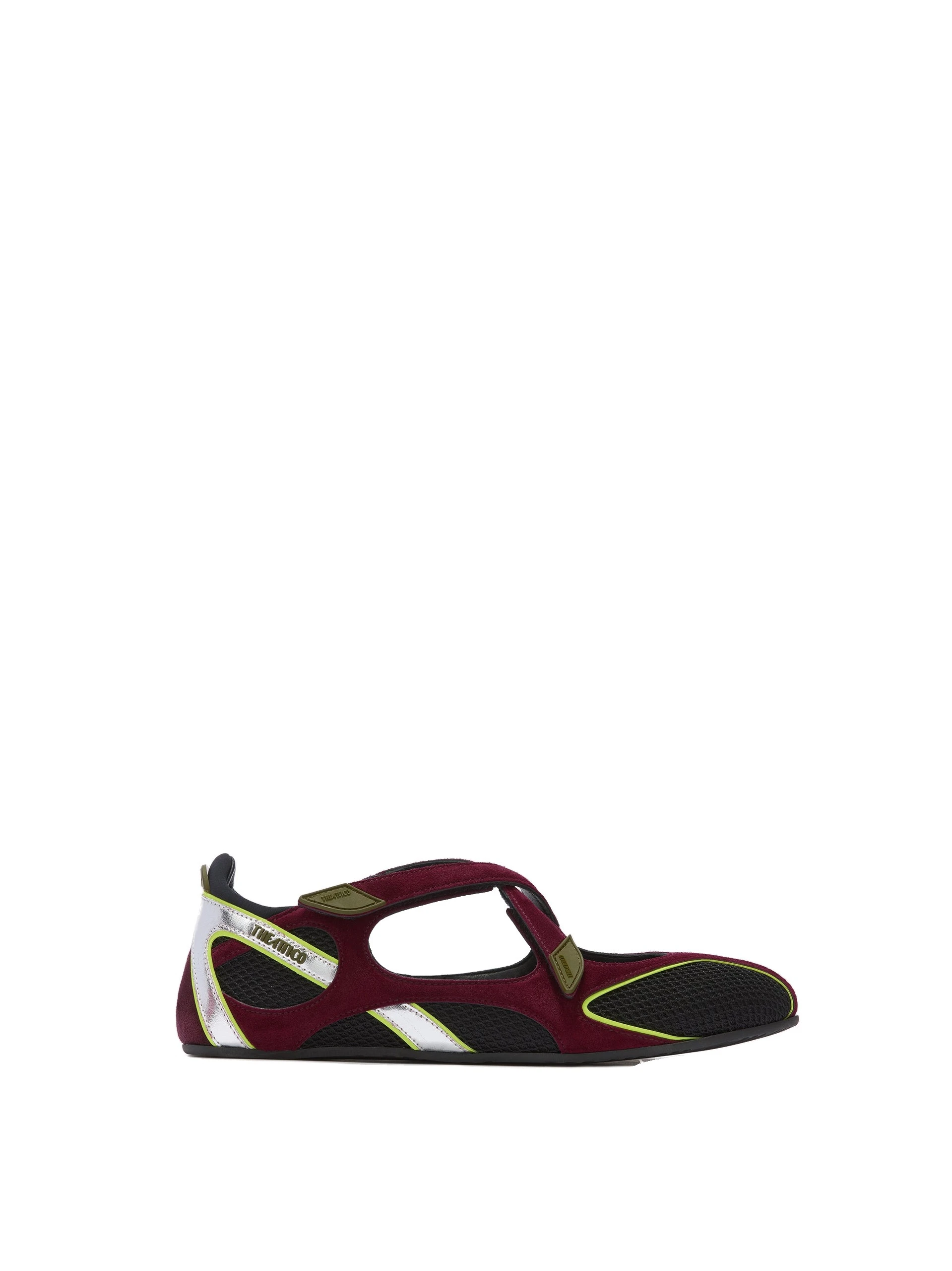 The Attico Floor 01 Ballerina Flats in Violet and Black The Attico Floor 01 Ballerina Flats in Violet and Black | Flats | Coveti