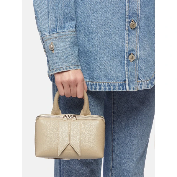 The Attico Friday Mini Bag in Sand | Mini Bags | Coveti