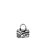 The Attico Friday Mini Bag in White and Black | Mini Bags | Coveti
