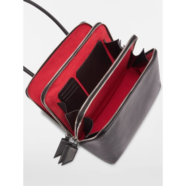 The Attico L'altra di Milano Shoulder Bag in Black | Shoulder & Crossbody Bags | Coveti