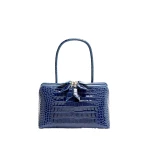The Attico L'altra di Milano Shoulder Bag in Dark Blue | Shoulder & Crossbody Bags | Coveti