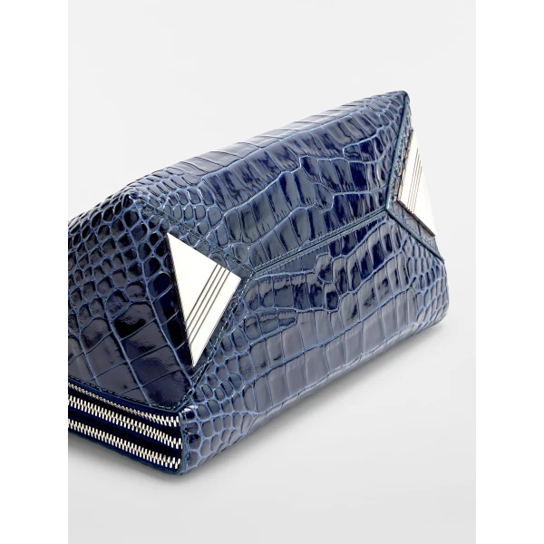 The Attico L'altra di Milano Shoulder Bag in Dark Blue | Shoulder & Crossbody Bags | Coveti