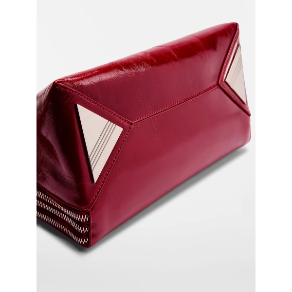 The Attico L'altra di Milano Shoulder Bag in Deep Red | Shoulder & Crossbody Bags | Coveti