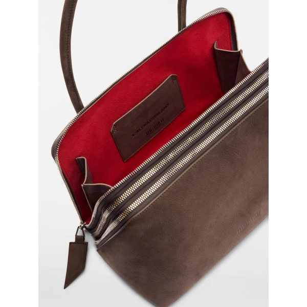 The Attico L'altra di Milano Shoulder Bag in Grey | Shoulder & Crossbody Bags | Coveti