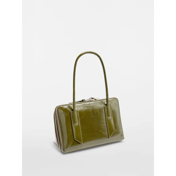 The Attico L'altra di Milano Shoulder Bag in Olive | Shoulder & Crossbody Bags | Coveti